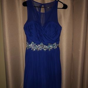 Royal Blue Homecoming Dress